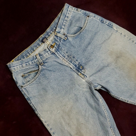 Vintage Y2K Men's Austin Brand Distressed Denim Blue Jeans - Picture 2 of 15